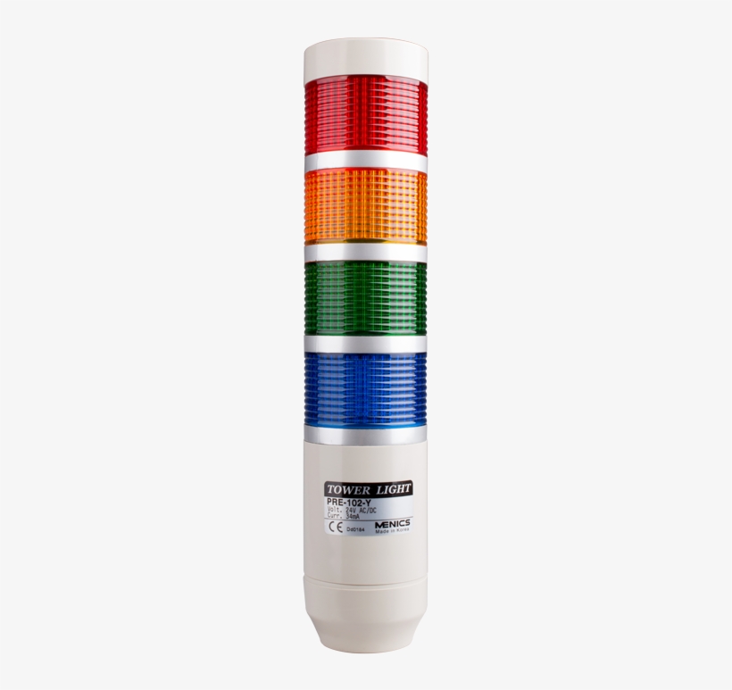 Led Stack Tower Light, 56mm Red/yellow/green/blue Color - Green, transparent png #1576601