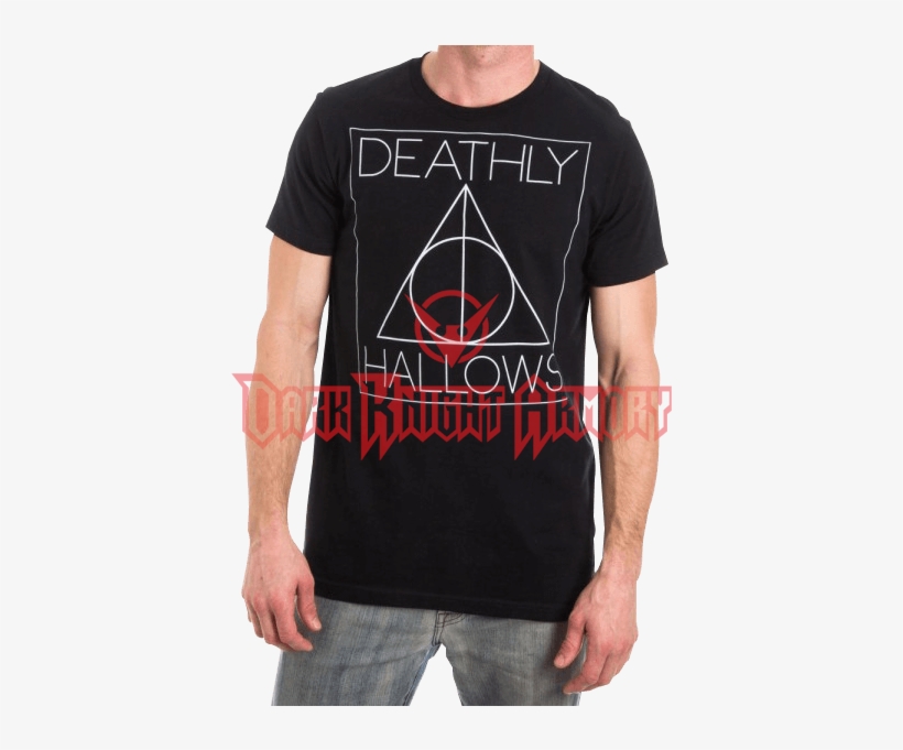 Deathly Hallows Mens T-shirt - Tattoo Skyrim, transparent png #1576798