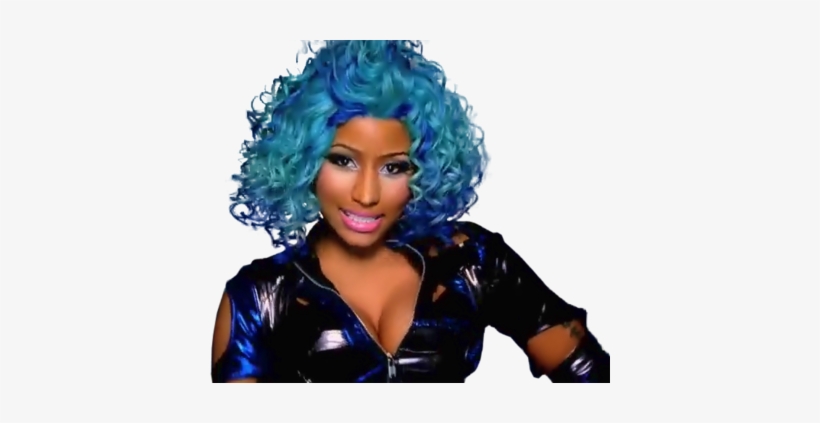 Fly Niki Minajm, Images Of Niki Minaj, Nicki Minaj - Nicki Minaj With Blue Hair, transparent png #1576824