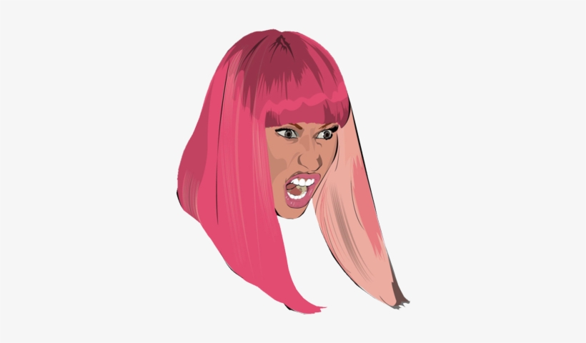 Like A Dungeon Dragon Nicki Minaj - Nicki Minaj Cartoon Drawing - Free