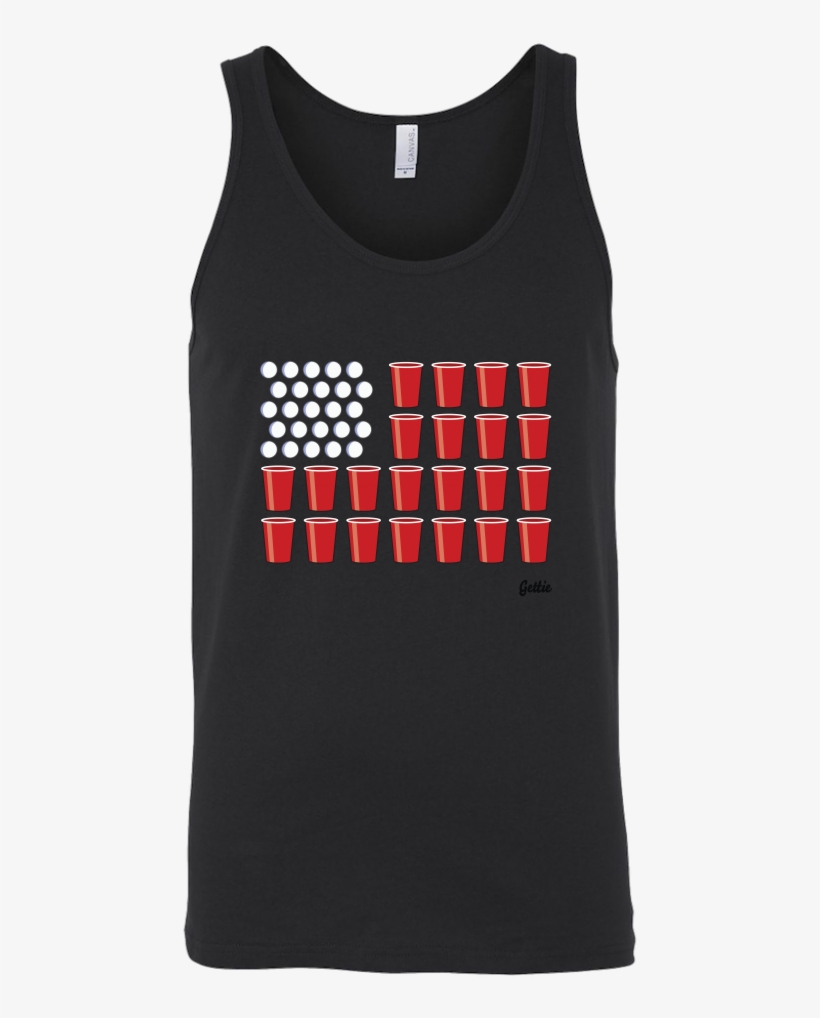 United States Of Beer Pong Tank - Cute But Psycho, transparent png #1577019