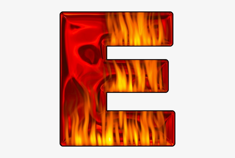 Hot Letter E Letter E, Alphabet Letters, Spelling, - Fire Letter E Png, transparent png #1577679