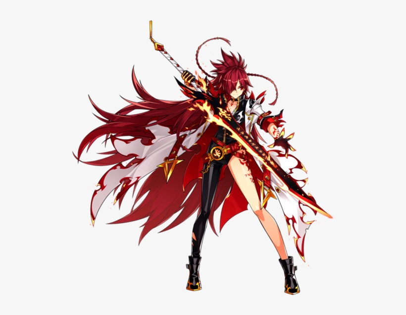 Flame Lordnofx - Elsword Rose 3rd Job, transparent png #1577899