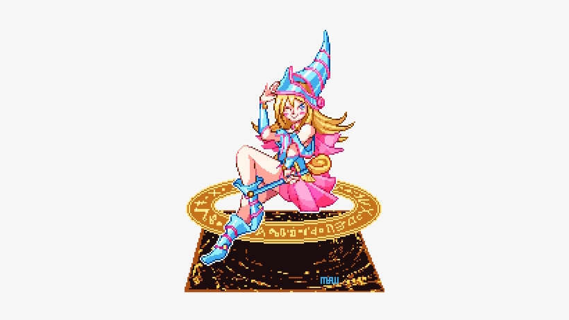 25 Feb - Dark Magician Girl Transparent Gif, transparent png #1578226