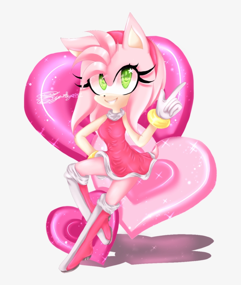 Amikku By Zyanthya951 - Amy Rose, transparent png #1578423