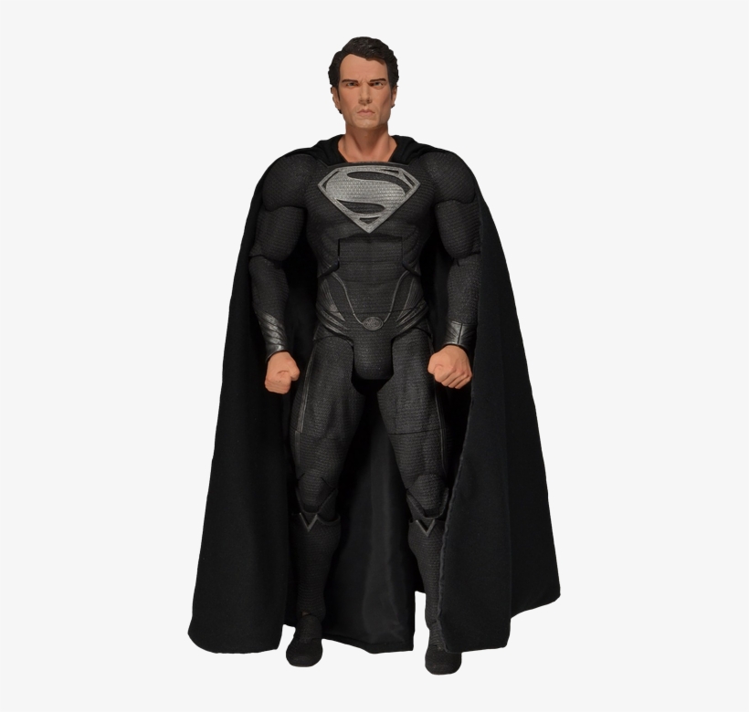 Man Of Steel - Man Of Steel - 1/4 Scale Figure - Black Suit, transparent png #1578519