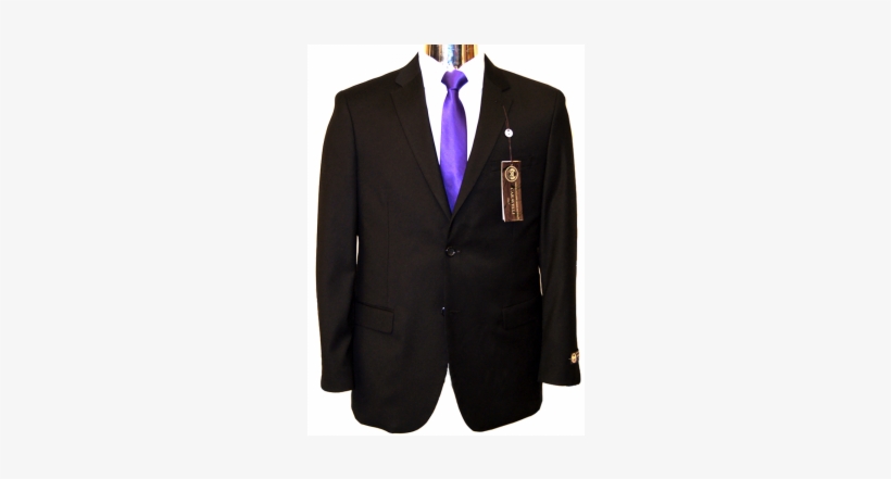 Black Retail Suit - Caravelli Black Suit, transparent png #1578566
