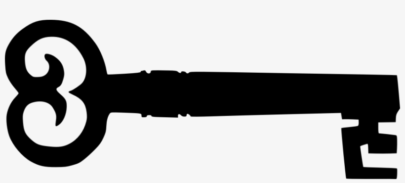Free Png Skeleton Key Silhouettes Png Images Transparent - Portable Network Graphics, transparent png #1578593