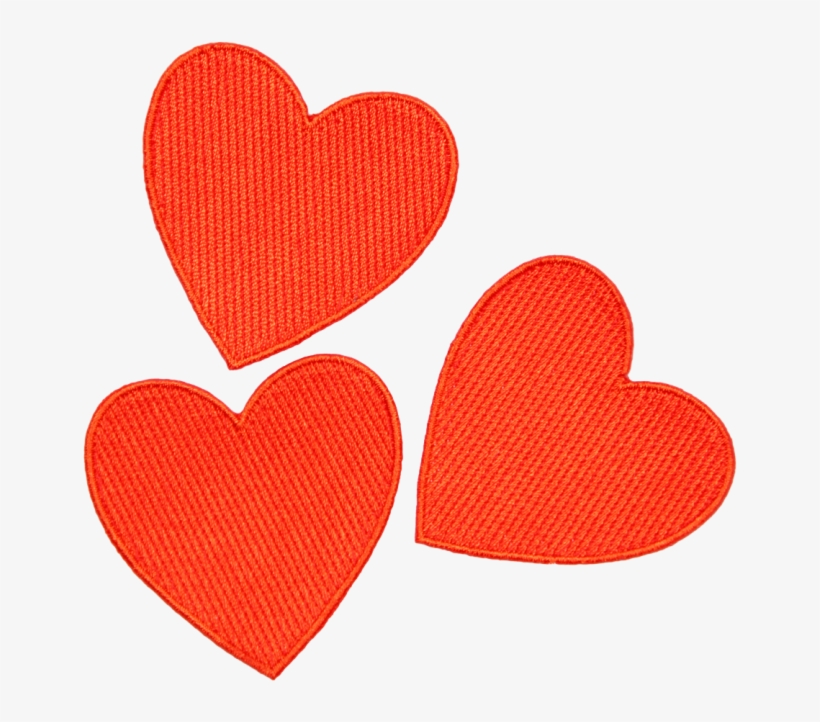 Mini Rodini Embroidery Patch Heart - Heart Patch Png, transparent png #1578857