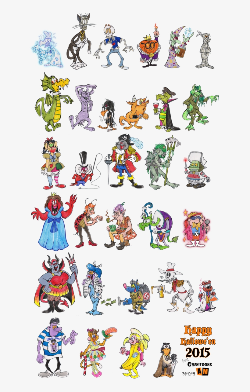 Drawllowe'en 2015 By Granitoons On Deviantart - Scalable Vector Graphics, transparent png #1578986