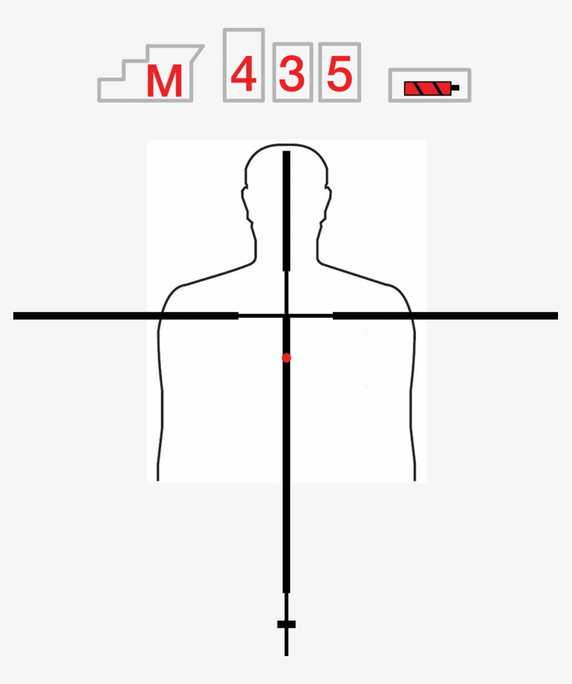 Steiner 8790 Red Dot Reticle Ics Intelligent Combat - Red Dot Sight, transparent png #1578991