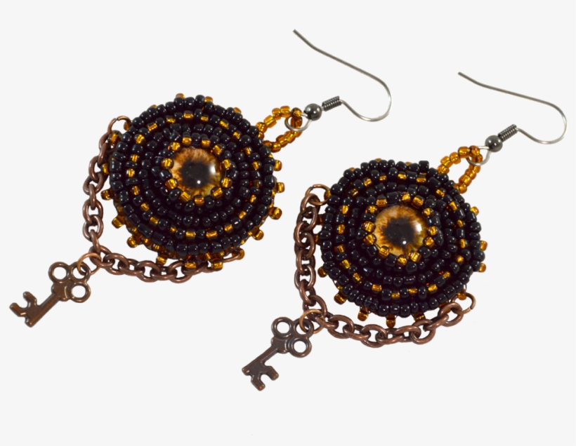 Skeleton Key Earrings - Earring, transparent png #1579074