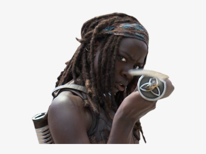 Michonne The Walking Dead Render By Twdmeuvicio On - Michonne The Walking Dead Scenes, transparent png #1579222