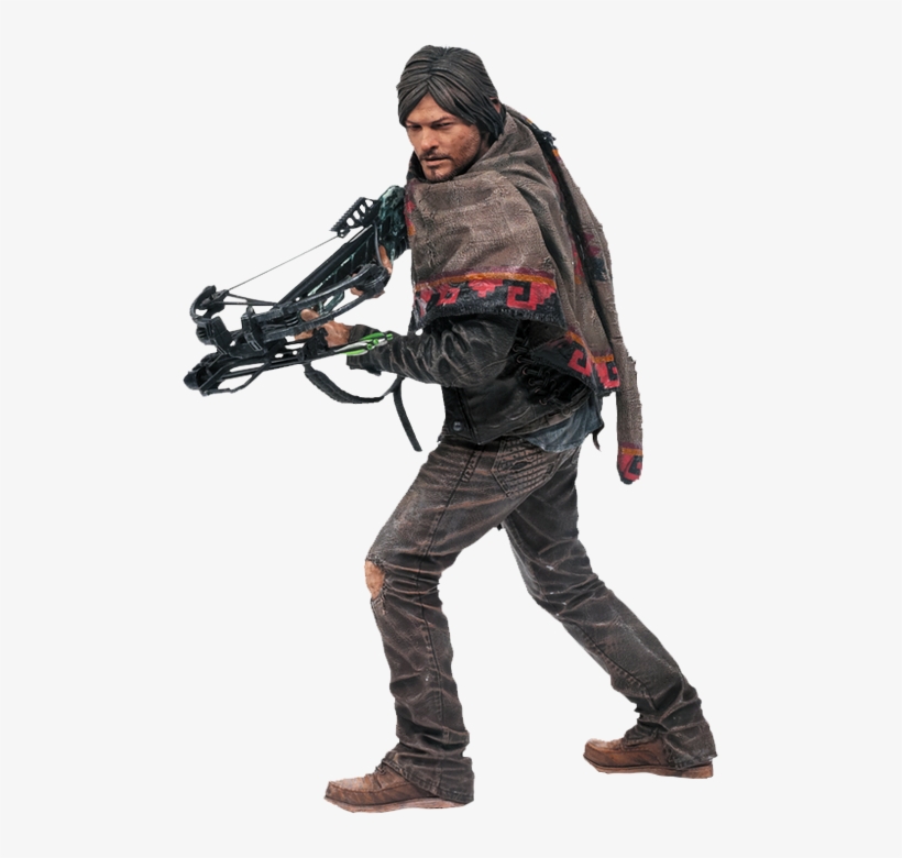 The Walking Dead - Daryl Action Figure, transparent png #1579453