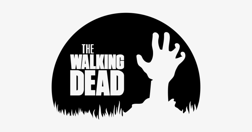 Pegatina Walking Dead Mano Zombi - Walking Dead 16 Oz. Pint Glass 2-pack: Bloody Rick, transparent png #1579494