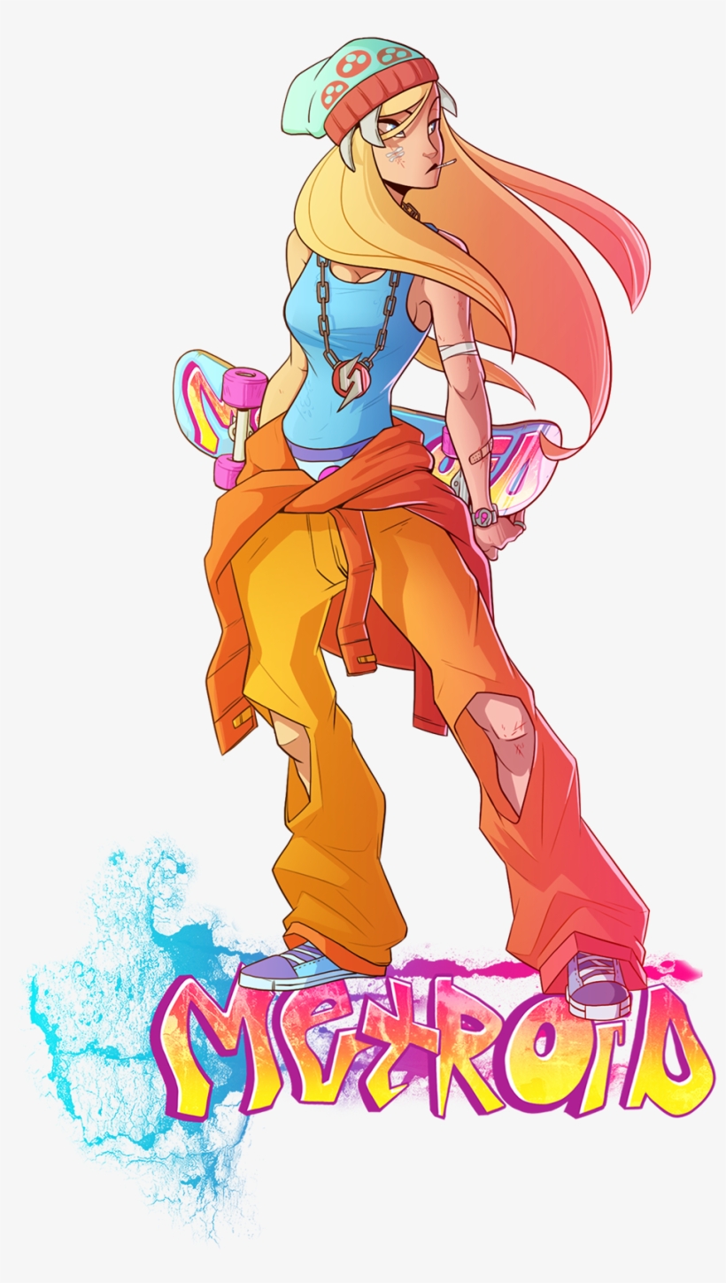 Skater Samus By Causeimdanjones-d68c8rn - Samus Aran, transparent png #1579570