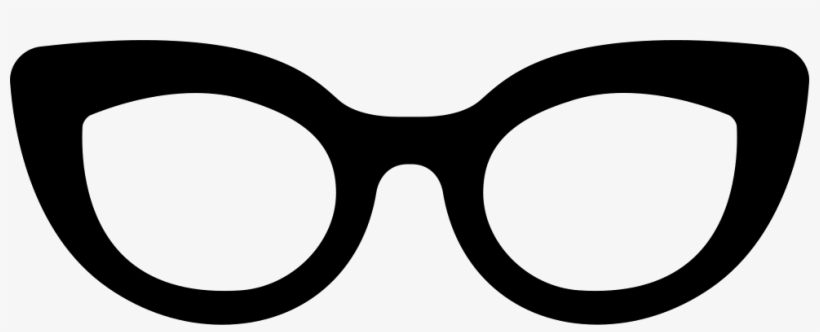 Glasses Of Cat Eyes Shape Comments - Cat Eye Glasses Png, transparent png #1579573
