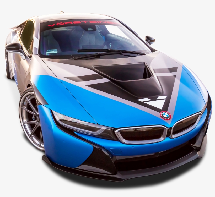 Vorsteiner Bmw I8 Vr E Blue Car Png Image - Bmw I8, transparent png #1579661