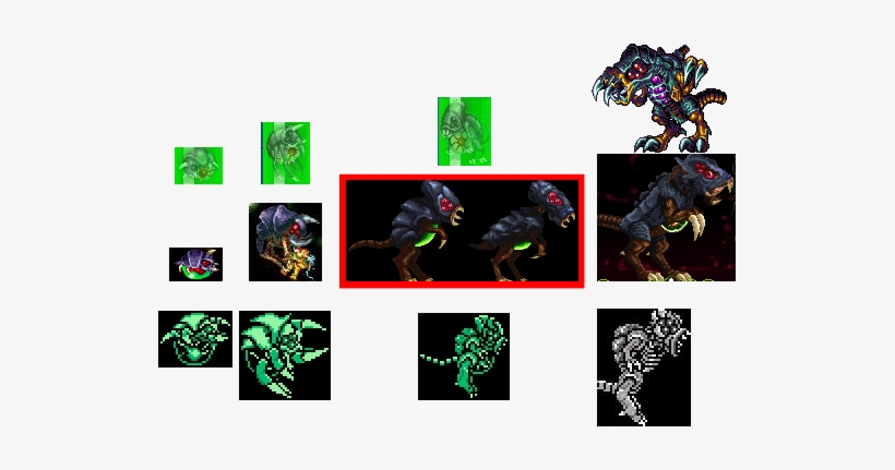 Another Metroid 2 Remake Sprites, transparent png #1579793