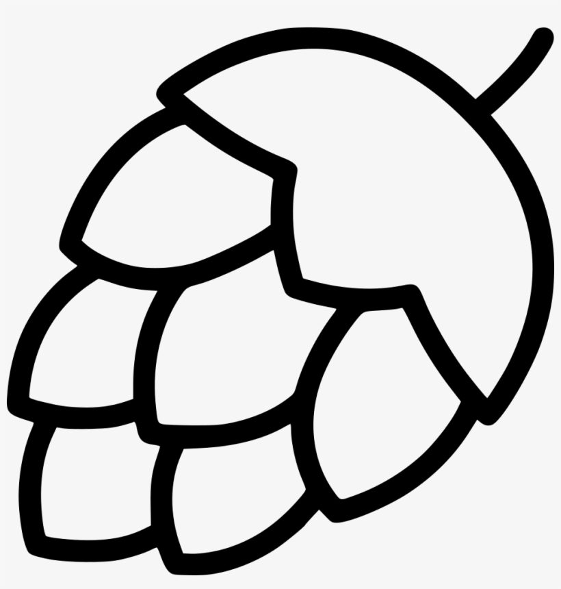 Hops Comments - Black And White Hops, transparent png #1580293