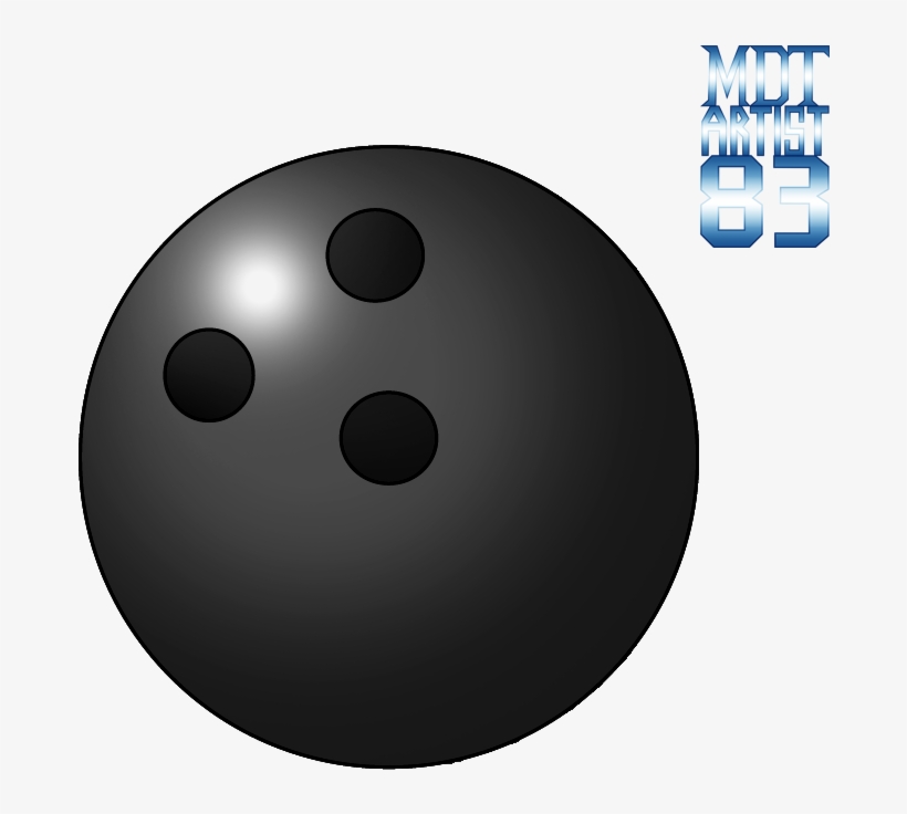 Black Bowling Ball Png - Black Bowling Ball, transparent png #1580637