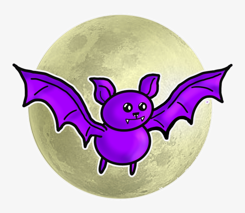 Bat,bat And Moon,horror - Bat, transparent png #1581146
