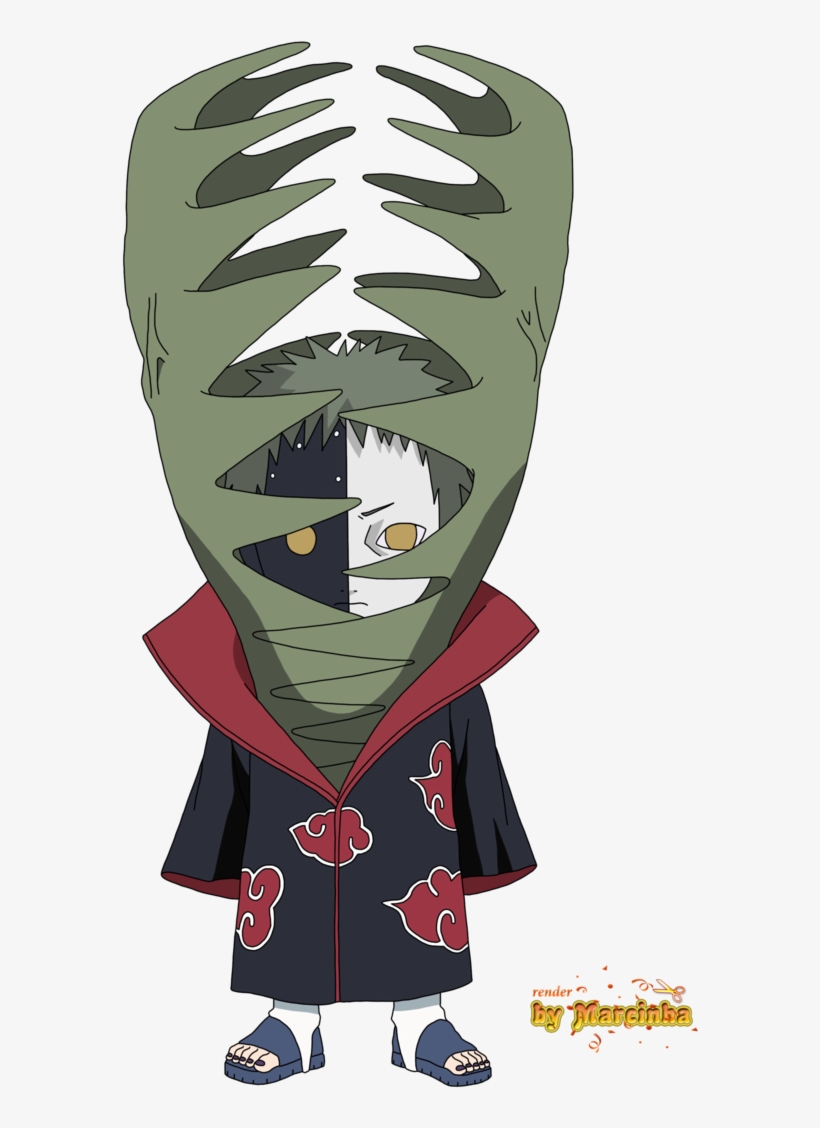 Naruto Pain Clipart Anime Chibi Maker - Naruto Akatsuki Zetsu Chibi, transparent png #1581373