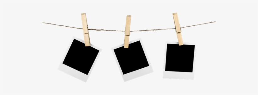 Banner Black And White Download Free Premium Stock - Clothespin Picture Frame Png, transparent png #1581427
