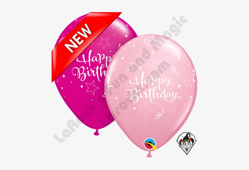 Alternative Views - - 11" Birthday Shining Star Latex Balloons In Assorted, transparent png #1581876