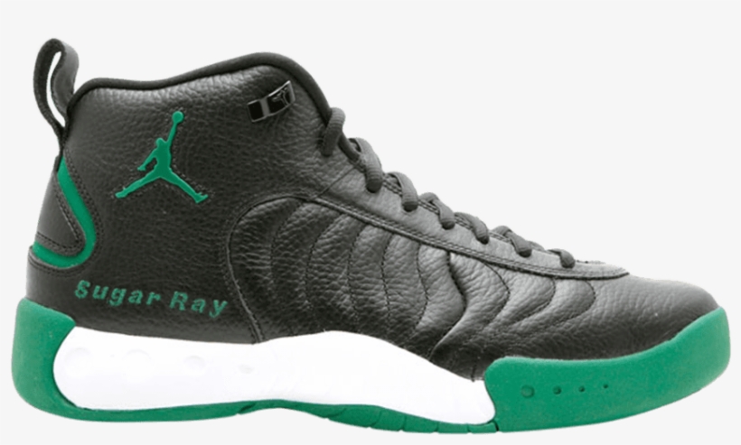 Jumpman Team Pro 'ray Allen' - Black And Green Jumpman Pro Jordans, transparent png #1581917