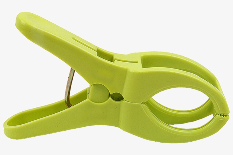 10 Pack Thick Size Windproof Clip Plastic Clothes Clip - Clothespin, transparent png #1581961