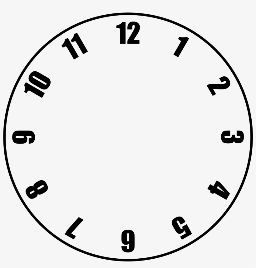 Vector Clocks Human Hand - Blank Clock Template, transparent png #1582769