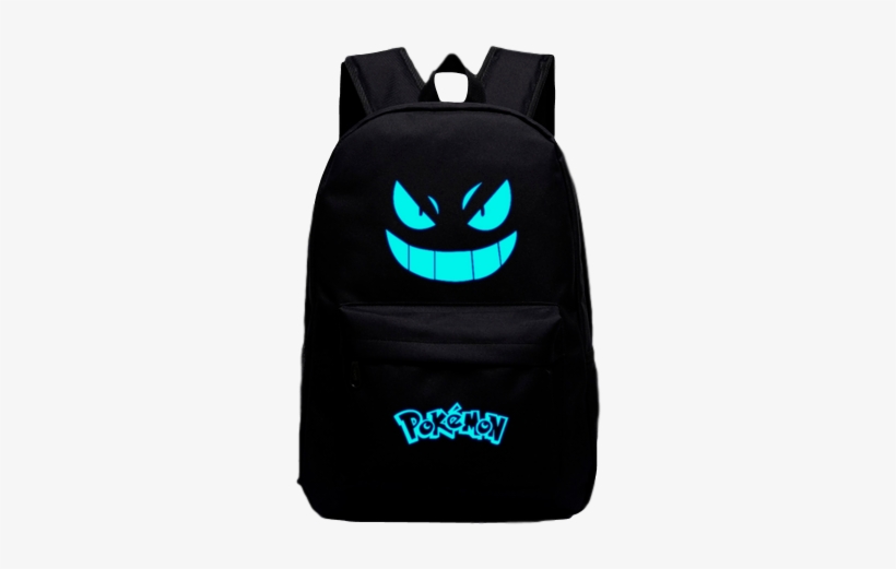 Pokemon Gengar Luminous Backpack - Gengar Backpack, transparent png #1582960
