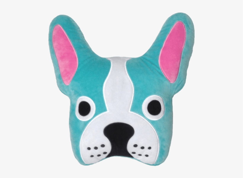 Picture Of French Bulldog Embroidered Pillow - French Bulldog Pillow, transparent png #1583251