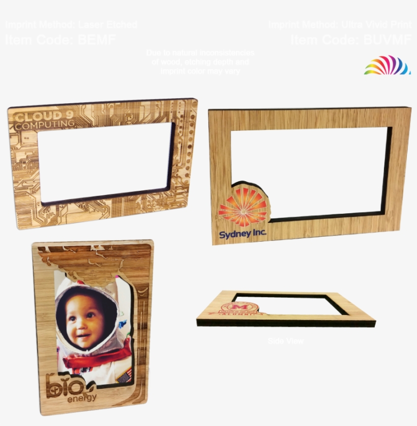 Bamboo Magnet Frames - Picture Frame, transparent png #1583304