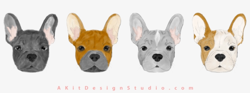 Design - French Bulldog, transparent png #1583724