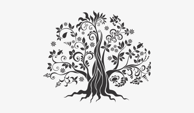 Tree Drawing On Wall At Getdrawings - Transparent Tree Of Life, transparent png #1583850