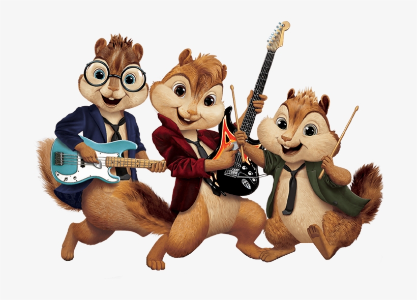 Clip Art Stock Chipmunk Clipart Cartoon - Alvin And The Chipmunks Singing, transparent png #1583876