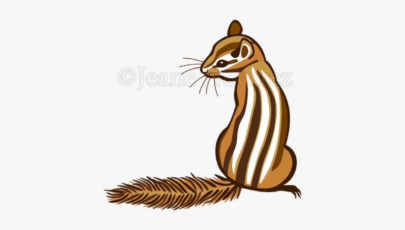 Chipmunk - Striped Squirrel Cufflinks - Squirrel Cuff Links -, transparent png #1584066