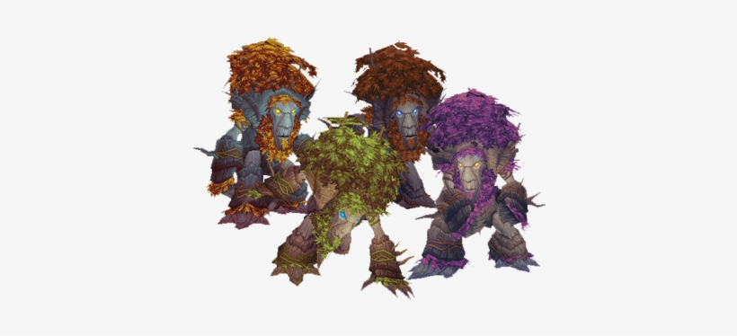 The Troll, Tauren, Worgen, And Night Elf Tree Forms - Mythology, transparent png #1584198