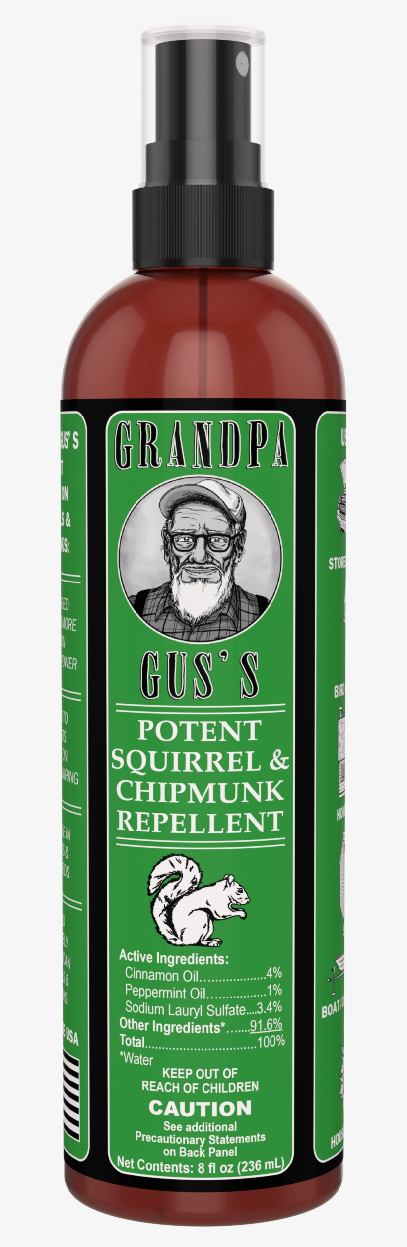 Squirrel & Chipmunk Repellent - Grandpa Gus Catch And Release Mice Tunnels - Set Of, transparent png #1584299