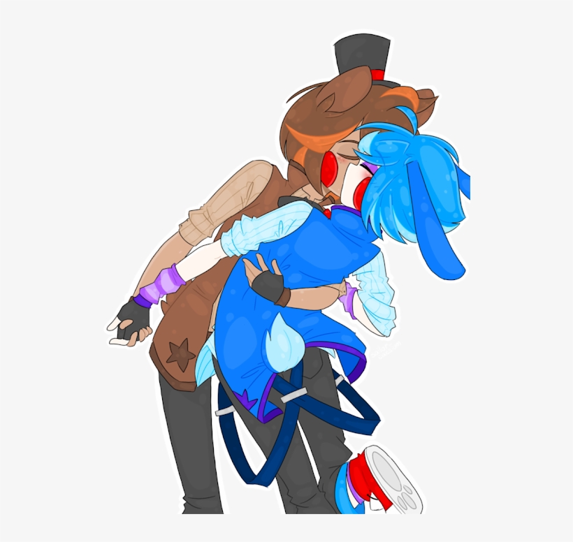 Photo - Toy Bonnie X Toy Freddy Human, transparent png #1584322