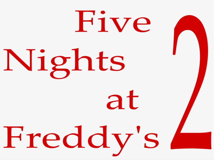 Five Nights At Freddy's 2 Logo - Designs By Jude Shining Hour Pattern For 60cm American, transparent png #1584414