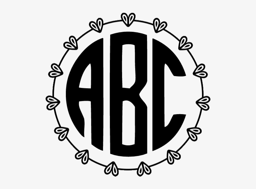 Image Freeuse Library Kah Says Maker Round - Circle Monogram, transparent png #1584420