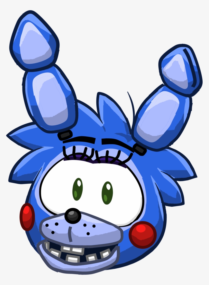 Puffle Toy Bonnie Five Nights - Five Nights At Freddy's Club Penguin, transparent png #1584594