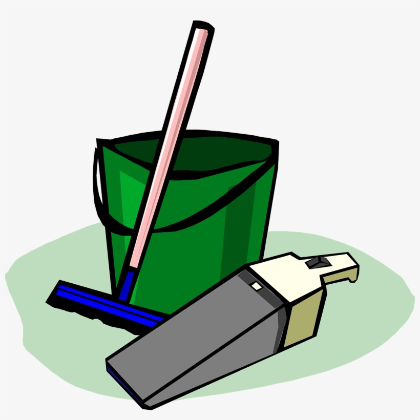 Bucket Cleaning Supplies Housework Househo - Cleaning Supplies Clip Art Png, transparent png #1584595