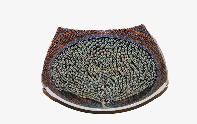 Tree Of Life Designed Bowl With The Family Design And - Pottery, transparent png #1584657