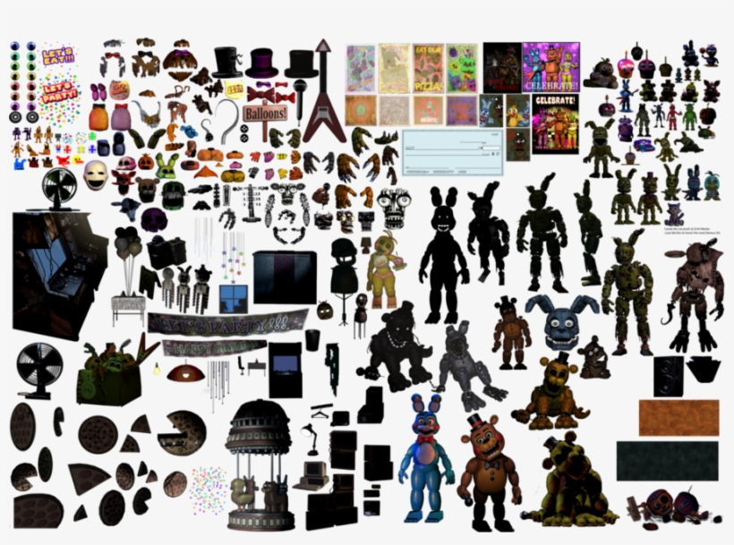 Fnaf Photoshop Resources Clipart Five Nights At Freddy's - Fnaf Photoshop Resources, transparent png #1584661