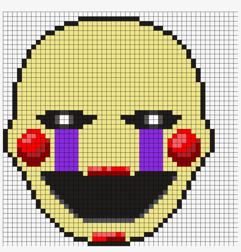 Drawn Pixel Art Fnaf Puppet Game Theory Logo Png Free Transparent Png Download Pngkey - cute roblox pictures on the game pixel art