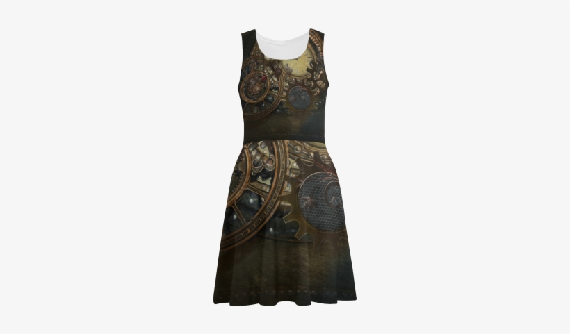 Painting Steampunk Clocks And Gears Atalanta Sundress - Etui À Rabat Pour Samsung Galaxy A3 2016 Sm-a310 -, transparent png #1584819